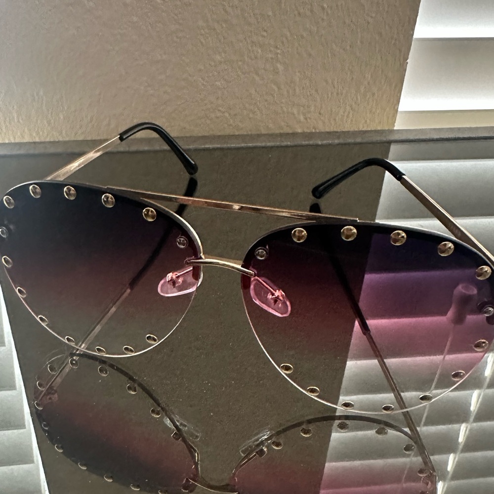 Louis Vuitton Pink and Gold Sunglasses